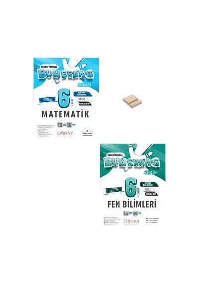 6. Sınıf Bumerang Matematik Ve Fen Etkinlikli Soru Bankası + Telefon Standı