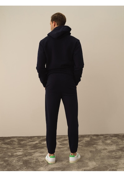 Xint Lacivert Pamuk Dokulu Regular Fit Sweat Pantolon 380149