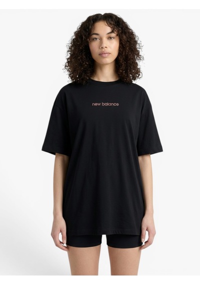 New Balance Nb Lıfestyle Women T-shırt Kadın Siyah T-shirt - Wnt3630