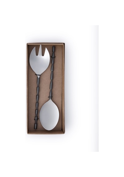 Yargıcı Paslanmaz Çelik Salata Servis Seti 12x30x4 Cm 26knhs1009n St