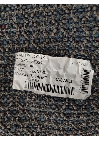 Lotus 77034 Gri 120 180
