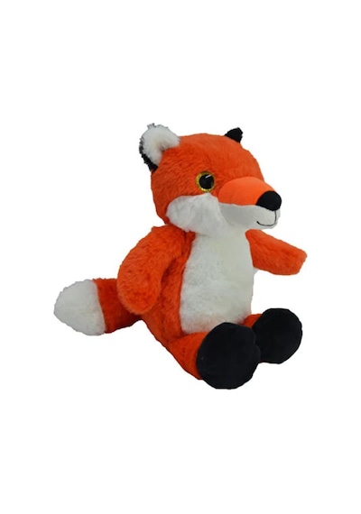 Halley Oyuncak Peluş Tilki Cam Göz 35 Cm Pelüş Çok Renkli