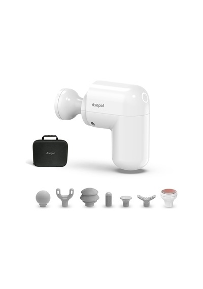 Asopal Mini Masaj Tabancası Cep Boyutunda Taşınabilir Masaj Tabancası Derin Doku Perküsyon Gerçek Küçük Sessiz Kas Taşıma Çantası İle 1lb