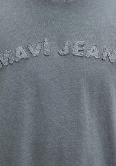 Mavi - Mavi Jeans Baskılı Yeşil Tişört 0612953-90960 Yeşil