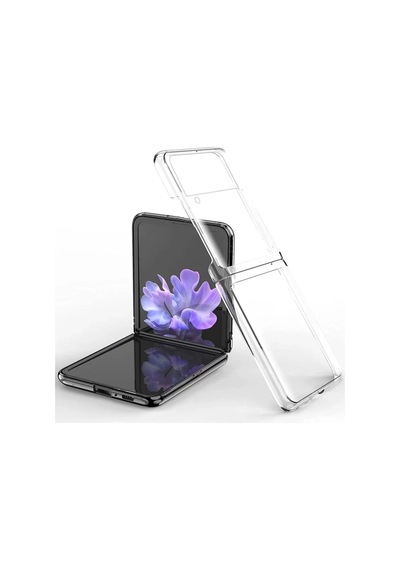 Samsung Galaxy Z Flip 3 Kılıf Fold Tpu Silikon - Şeffaf 0.2M-Çok Renkli