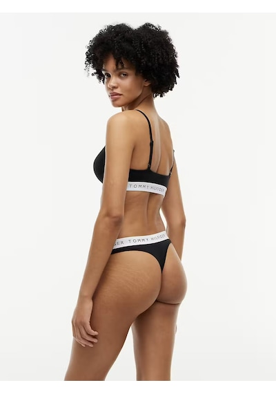 Tommy Hilfiger Kadın Classıc Tanga-uw0uw06039bds Siyah