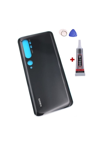 Xiaomi Mi Note 10 Pro Siyah Arka Kapak Batarya Kapağı Pil Kapağı Yapışkan Ve Sökme Aparatıyla Beraber Full Set Siyah