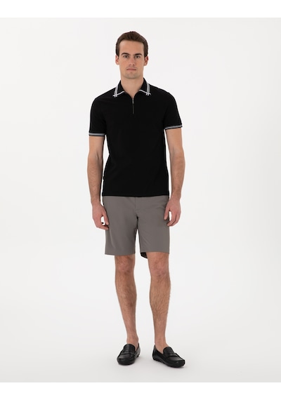 Pierre Cardin Erkek Siyah Tişört 50302607-vr046 Siyah