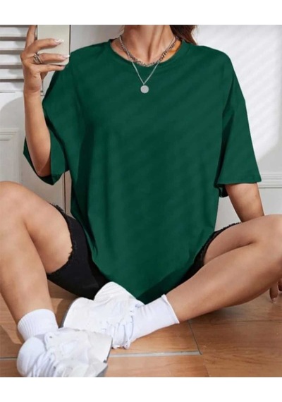 Kozia Outdoors Malkoçbey Time Baskılı Oversize Basic T-shirt Yeşil