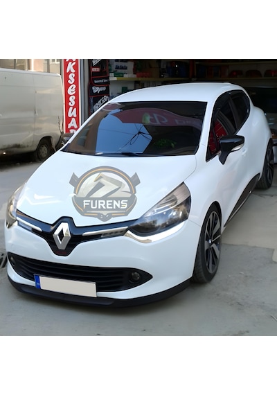 Renault Clio 4 2012-2020 Uyumlu H Lip Esnek Ön Lip 2 Parça Karlık Ön Ek Tampon Altı Dill