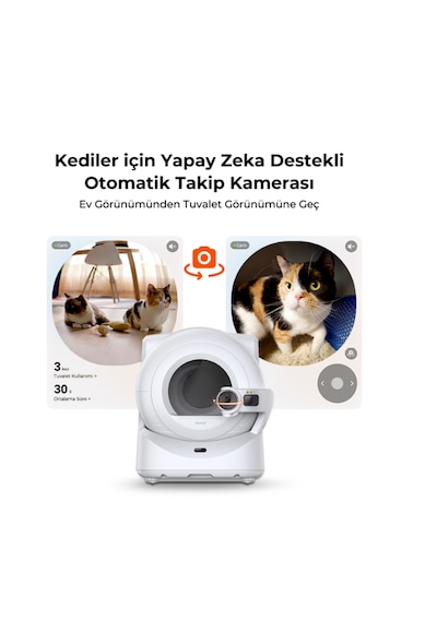Petkit Purobot Ultra Akıllı Kedi Tuvaleti