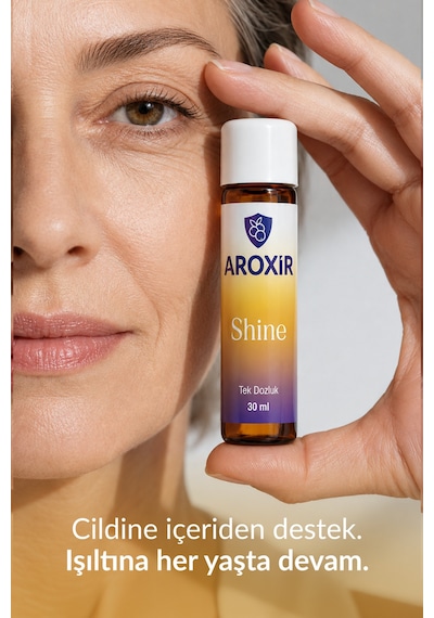 Aroxir Shine Tip I Ve Tip Iıı Kollajen, Aronya, Hyaluronik Asit Ve Glisin İçeren 30 X 30 Ml