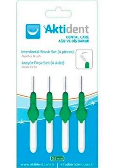Aktident Arayüz Fırça Seti 0.80 MM 4'lü