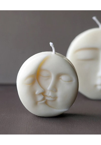 Bernami Mumluk Şamdanpinterest Ay Ve Güneş Doğal Mum Kokulu - 3 Adet Diğer