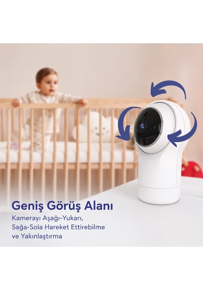 View Premium 5 Dijital Bebek Kamerası Hbl19 Beyaz