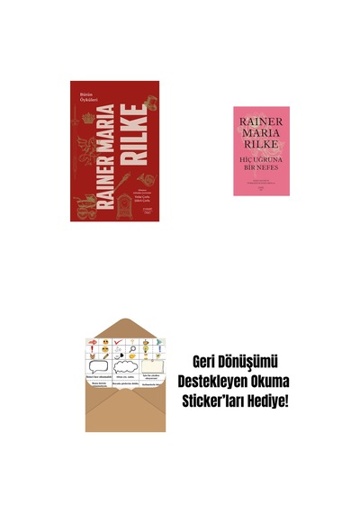 Bütün Öyküleri - Rainer Maria Rilke Ciltli + Bütün Öyküleri - Rainer Maria Rilke + Okuma Sticker'ları