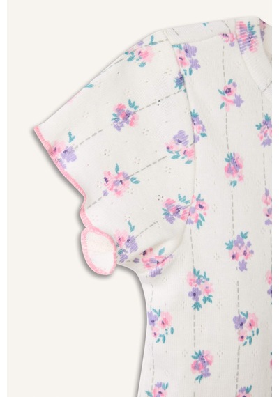 Defacto 2li Pijama Takımı Kız Bebek H5503a526smer233 Ekru-er233