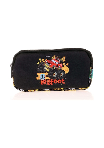 Kaukko Kids&love 3 Bölmeli Kalem Çantası Fast Monster Truck L8125