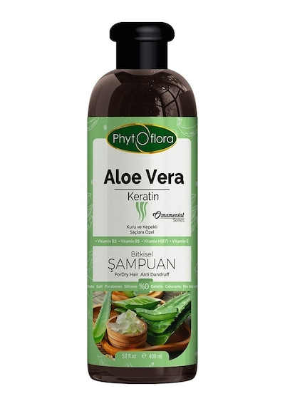 Phytoflora Tuzsuz Aloe Vera ve Keratinli Şampuan 400 ML