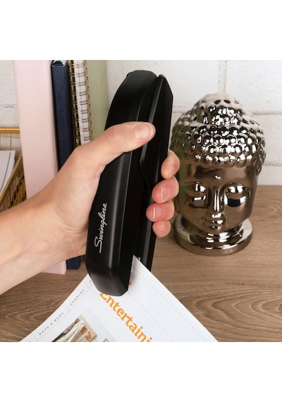 Standart Zımba Makinesi, 15 Yaprak Kapasiteli, Eco Versiyon, 2'li Paket, Siyah
