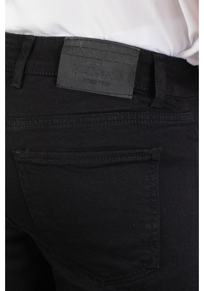 HLT Jeans Erkek Siyah Regular Boru Paça Esnek Likralı Denim Jeans Kot Pantolon Hlthe001973 - Siyah Siyah