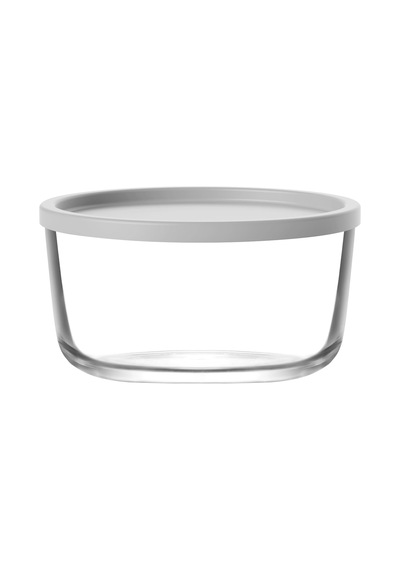 Round Cam Saklama Kabı Tekli Büyük Boy 1490 Ml
