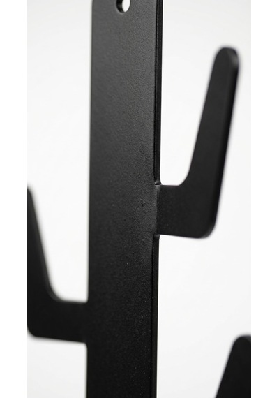 Orret Home Yapışkanlı Dikey Askılık 6 Kancalı Kaktüs Tasarım Duva Metal