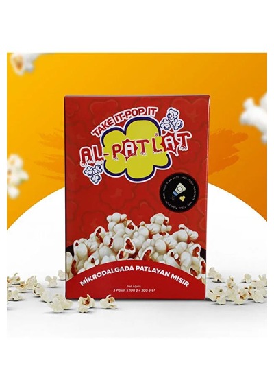 Al-patlat Mikrodalgada Patlayan Mısır 3x100 Gr