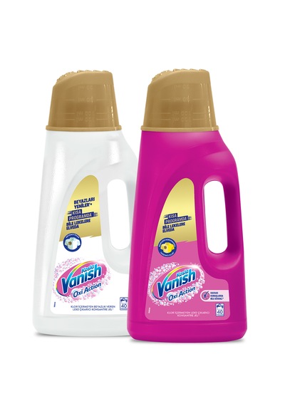 Vanish Oxi Action Deterjan Güçlendirici ve Leke Çıkarıcı Sıvı Renkliler 2000 ML+ Beyaz 2000 ml