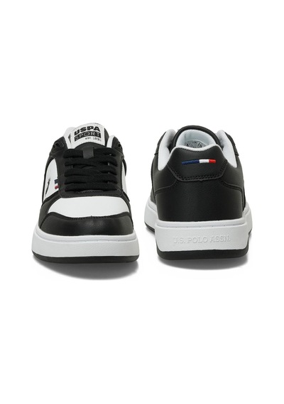 U.S. Polo Assn. Us Polo Assn. 102033398 Panoa 5pr Erkek Günlük Sneaker Siyah - Beyaz