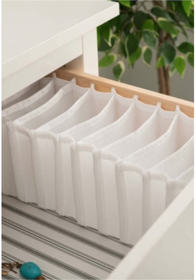Serstil 3'lü Iç Giyim Düzenliyici Organizer Set Beyaz