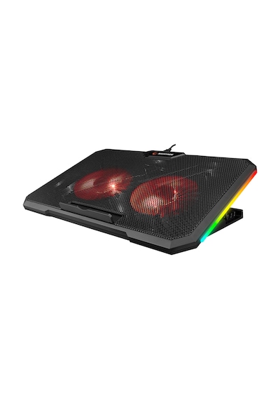 Rampage AD-RC12 15" - 17" RGB Çift Fanlı Stand Notebook Soğutucu