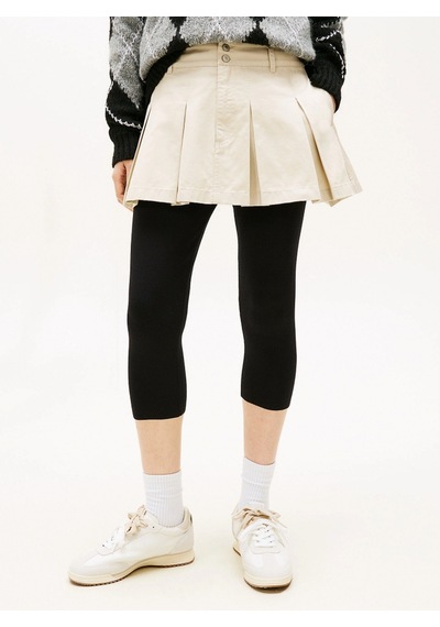 Tommy Hilfiger Tjw Mini Pileli Kadın Bej Etek Dw0dw22065aby Bej