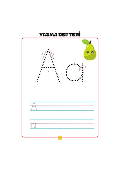 Okuma Yazma Yaz-Sil Defteri Bitmeyen Defter