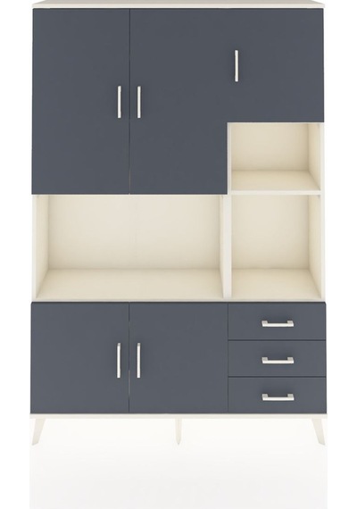 Arges Dolap 9 Raflı 3 Çekmeceli 5 Kapaklı 132x30x195 Aytaşı-antrasit/antrasit Antrasıt/antrasıt Arges Dolap 9 Raflı 3 Çekmeceli 5 Kapaklı 132x30x195 Aytaşı-antrasit/antrasit Antrasıt/antrasıt