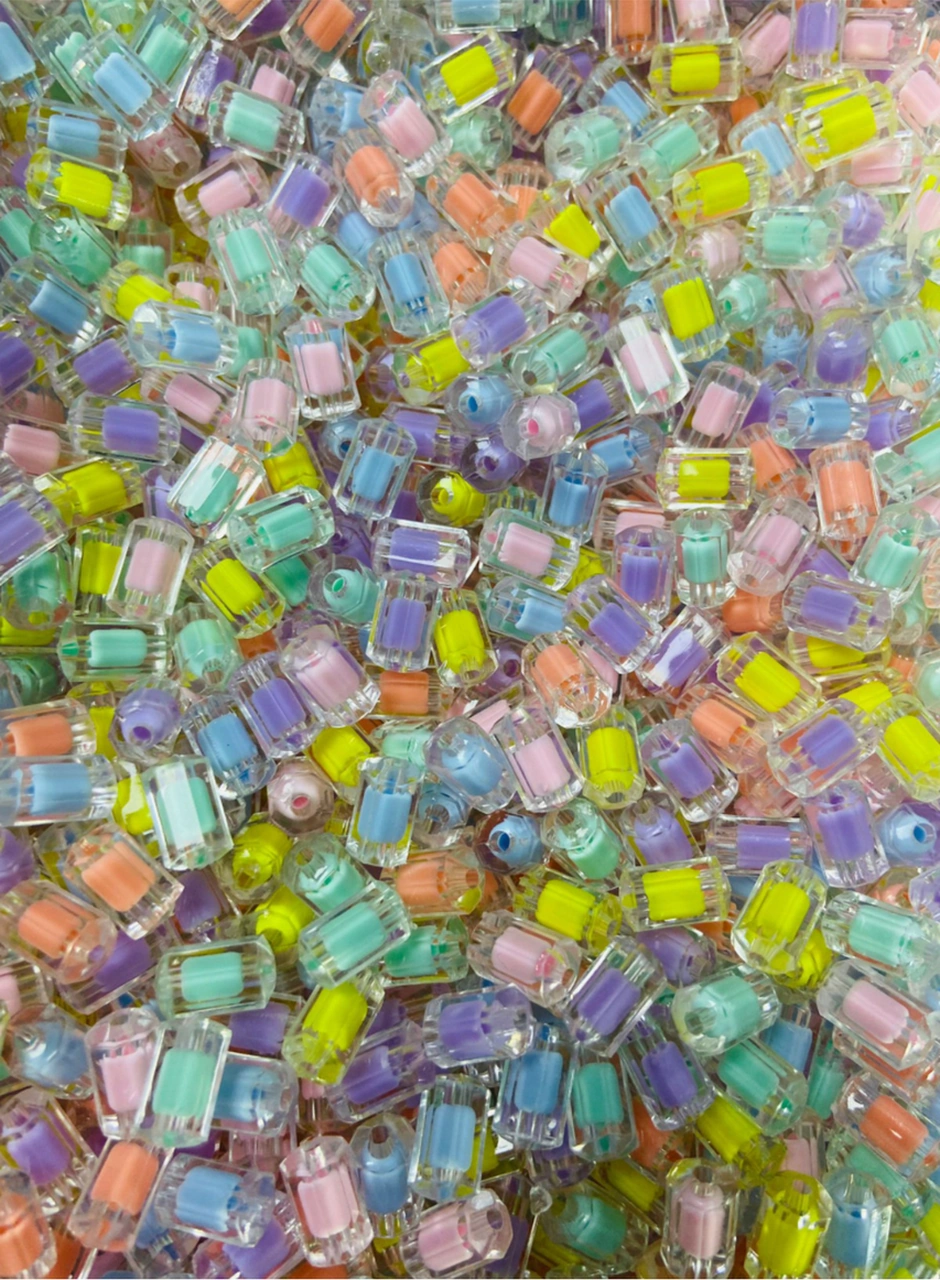 50 Adet Acrylic Square Boncuk