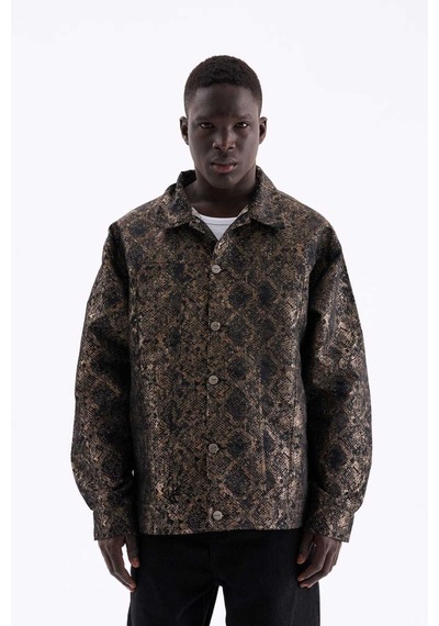 Oversize Jacket Kahverengi