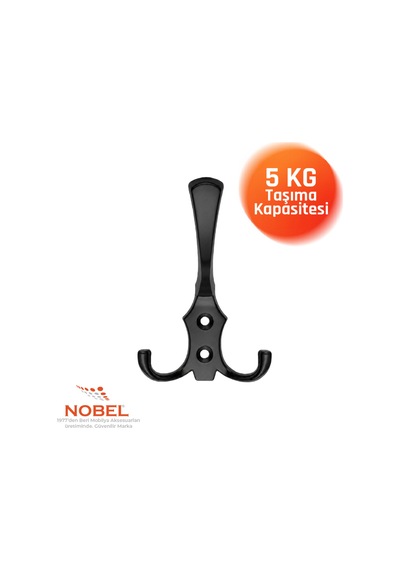 Ri Ko Portmanto Askısı, Metal Vestiyer Askısı, 16 Gr, Dolap Ve Duvar Askılığı, Matsi Yah Vidalı