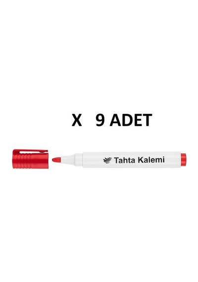 Lotte Tahta Kalemi Kırmızı X 9 Adet Diger