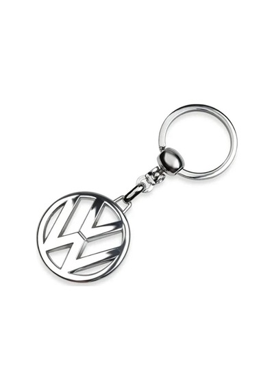 Volkswagen Logolu Metal Otomobil Anahtarlığı - Krom Kaplamalı A Kalite 1 Adet