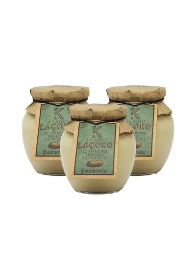 Laçoko Az Kavrulmuş Çiğ Parçacıklı Extra Crunchy Fıstık Ezmesi 3 x 350 G