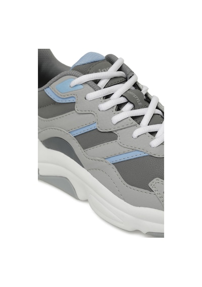 Kinetix Tıona Pu W Açık Gri Kadın Sneaker Gri-grı-pastel Mavı