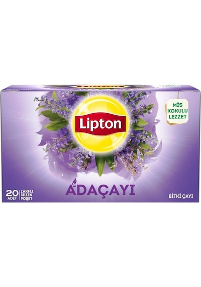 Lipton Adaçayı Bardak Süzen Poşet Bitki Çayı 20'li Paket