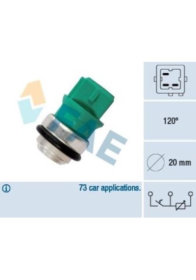 Fae Isı-hararet Müşürü Dacıa-mıtsubıshı-opel Movano-renault Clıo/kangoo/laguna/megane-volvo S40/v40