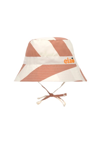 Lassig Fishing Hat Uv Korumalı Şapka Stripes Clay Sea Salt Kahverengi