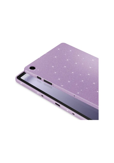 Samsung Galaxy Tab S10 Lite/s10 Fe/s9 Fe 10.9 Uyumlu Simli Parlak Tablet Kılıf Arka Kapak