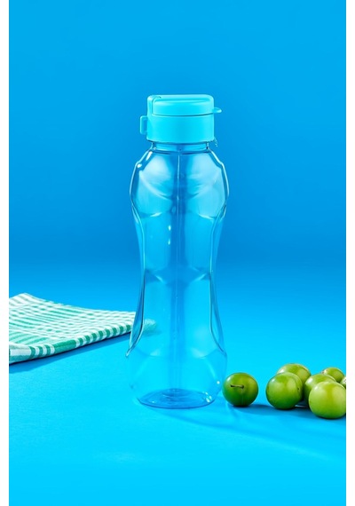 Kolay Kapak Eco Şişe Suluk 500 Ml, Su Şişesi Turkuaz Plastik Diğer