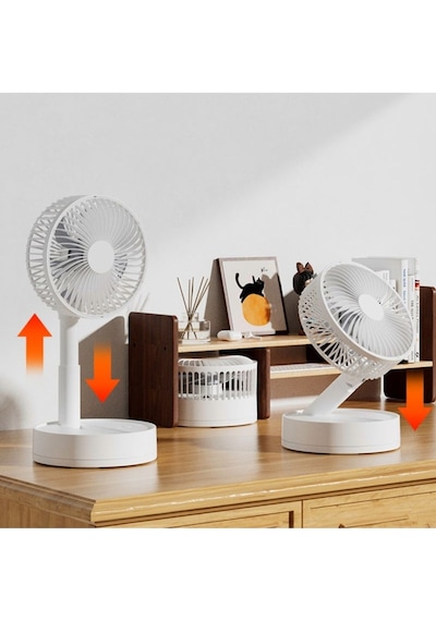 Wexta 108 Taşınabilir Masaüstü Beyaz Usb Fan