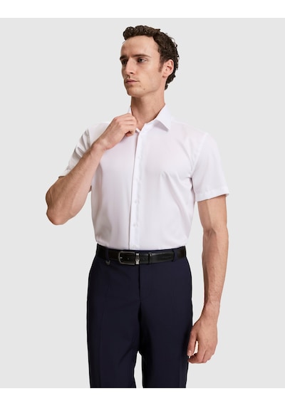 Pierre Cardin Erkek Beyaz Gömlek Kısa Kollu 50325154-vr013