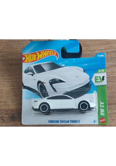 2026 Case Hot Wheels Porsche Taycan Turbo S Beyaz